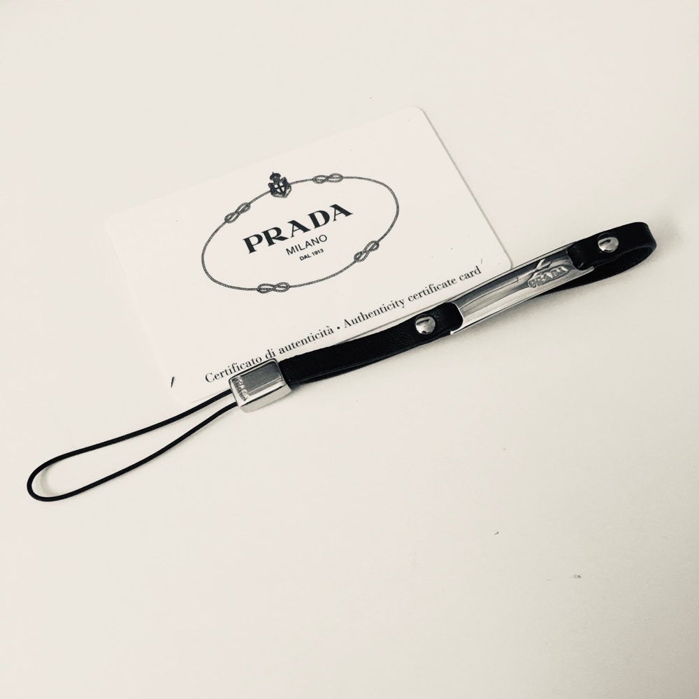 Prada Leather Chain/Charm